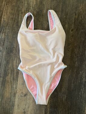 LainSnow Ribbed One Piece Swimsuit